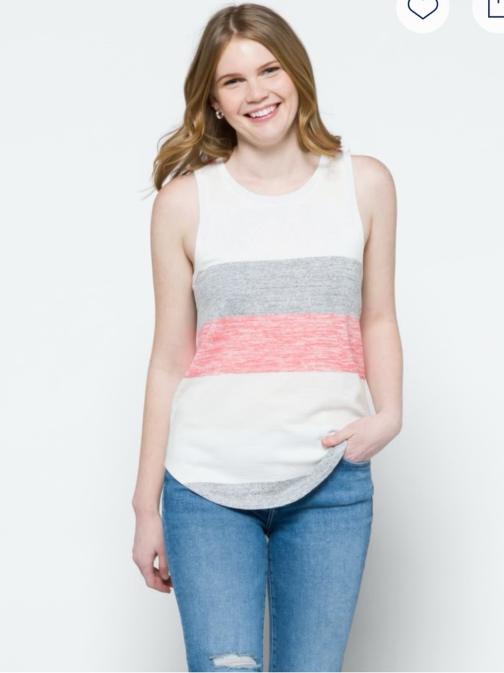 Market & Spruce Rex High Neck Knit Tank Top